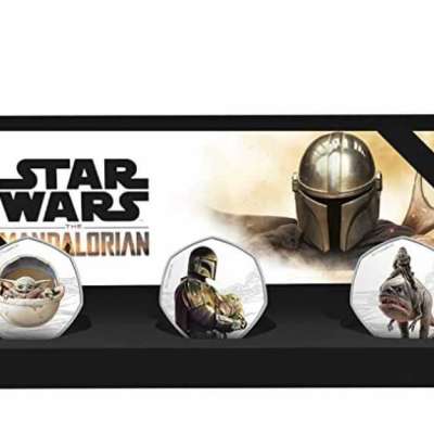 Collectible coins  Star Wars The Mandalorian Complete Limited Edition Collection of 3 Silver Plated Profile Picture