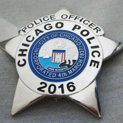 Halloween Souvenir USA police metal badge Chicago Detective insignia for sale Profile Picture