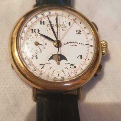 Chronograph Watch Eberhard & Co CONTOGRAF Chronographe Watch for sale Profile Picture