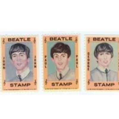BEATLES Stamps Hallmark 1964 Set of 5 Profile Picture