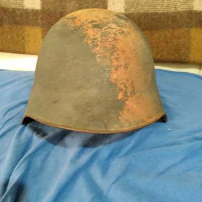Original Swiss Model 1918 /40 M18 Military Combat Steel Helmet Profile Picture