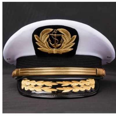 Navigator Navy Cap Embroidered Hat Captain Mariner Men Military Officer Profile Picture