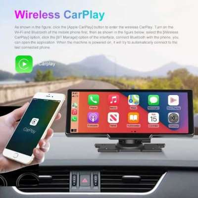 Cam 1080P Car Mirror Video Recording Carplay & Android Auto Wireless Connection WiFi GPS Navigat Profile Picture