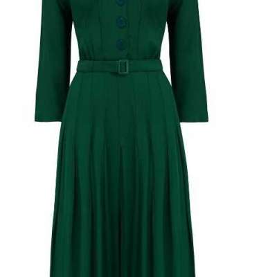 Nice Classic True Vintage Style shirt dress green Profile Picture