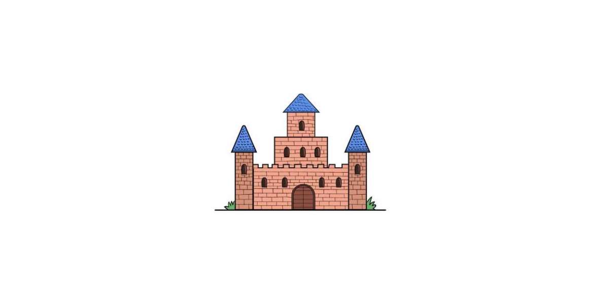 How to Draw A Castle Easily