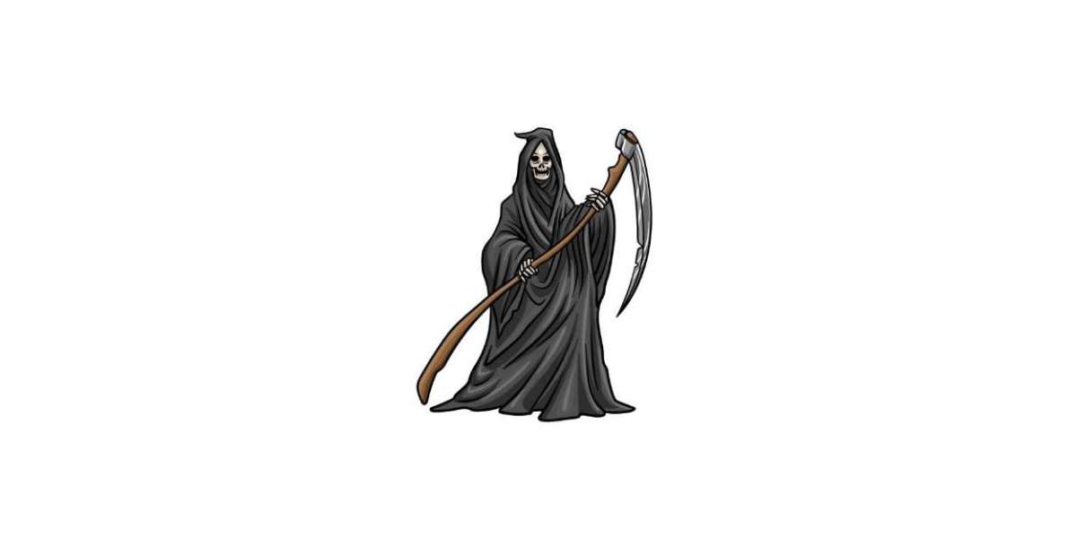 How to Draw The Grim Reaper Easily