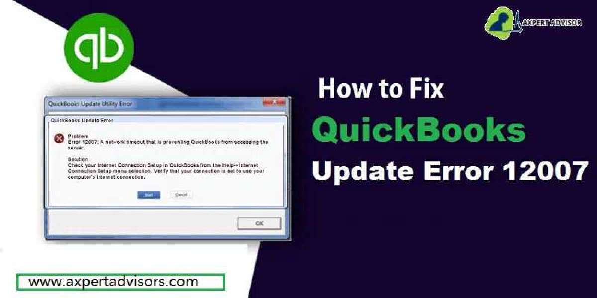 QuickBooks Update Error 12007: Best Methods to Resolve It