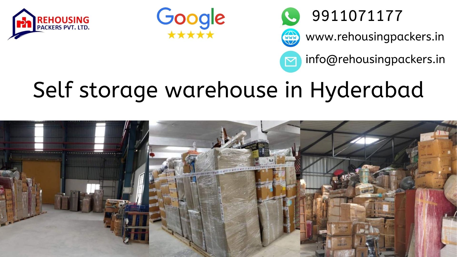 Self Safe Household warehouse storage in Hyderabad | Units