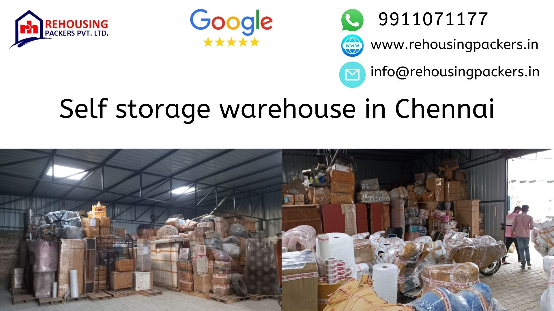 Self Safe Household warehouse storage in Chennai | Chrages