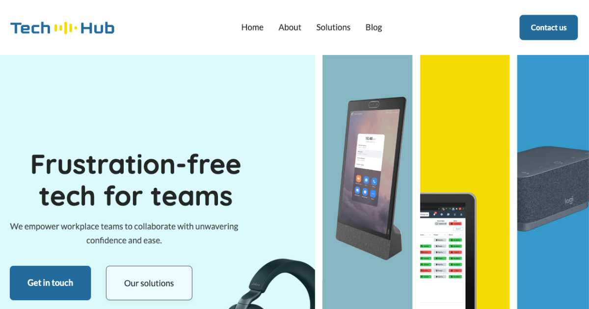 Home | Tech Hub: Frustration-free collaboration tech for teams