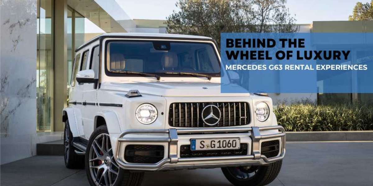 Behind the Wheel of Luxury: Mercedes G63 Rental Experiences