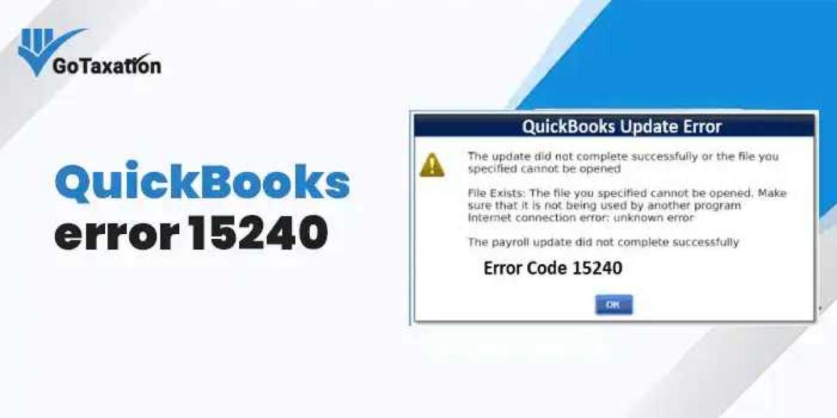 How to Resolve QuickBooks Error 15240?