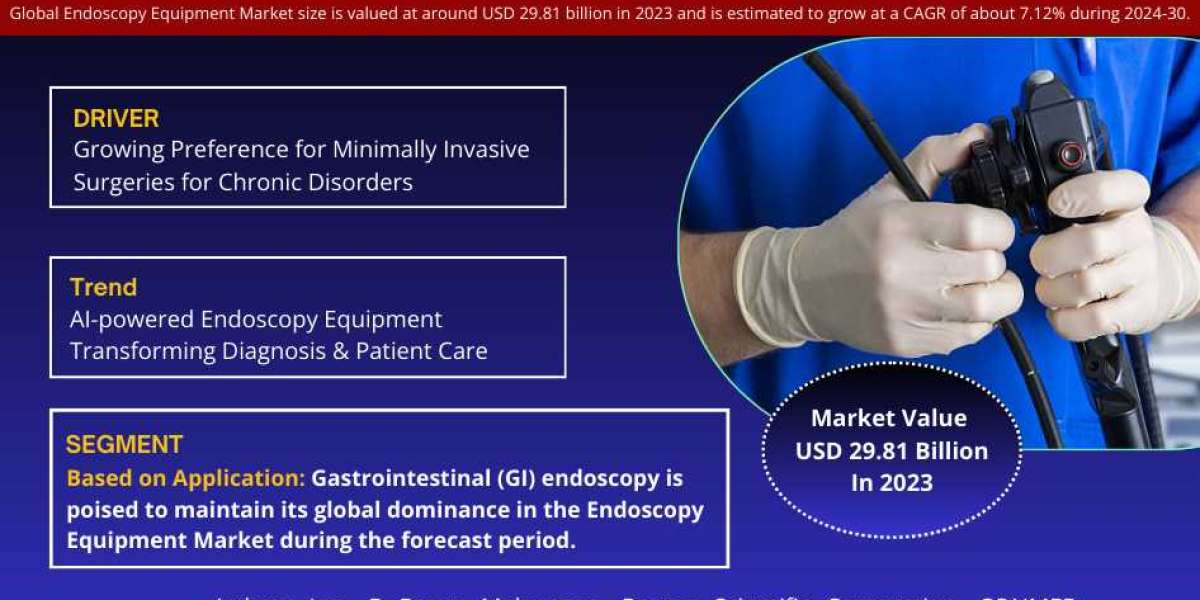 Endoscopy Equipment Market Demand and Development Insight | Industry 7.12 % CAGR Growth by 2030