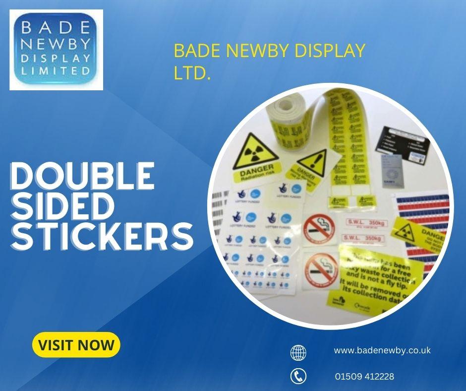Boost Your Brand's Visibility with Double Sided Stickers