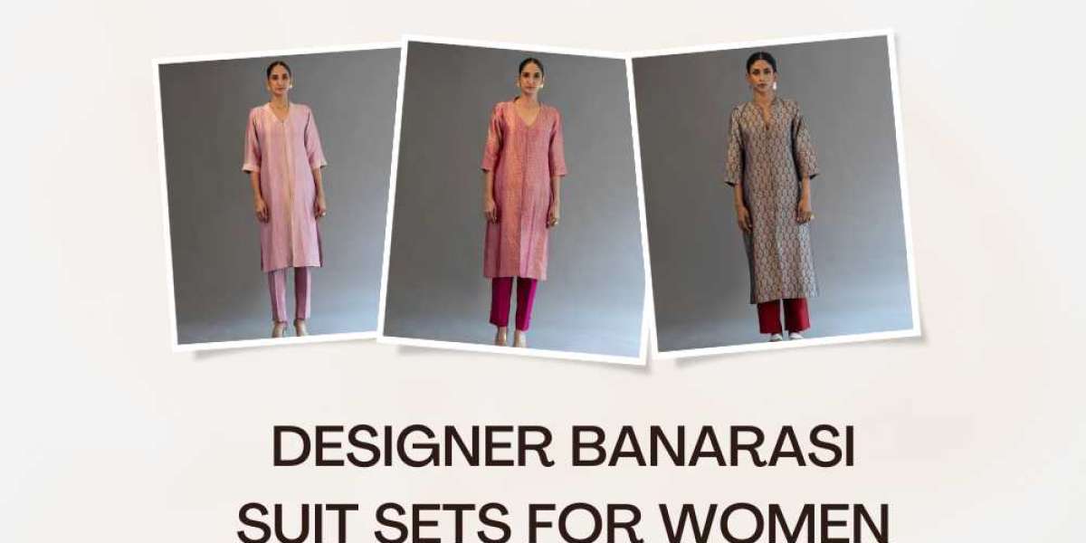 Elegance Redefined: Women's Designer Banarasi Suits