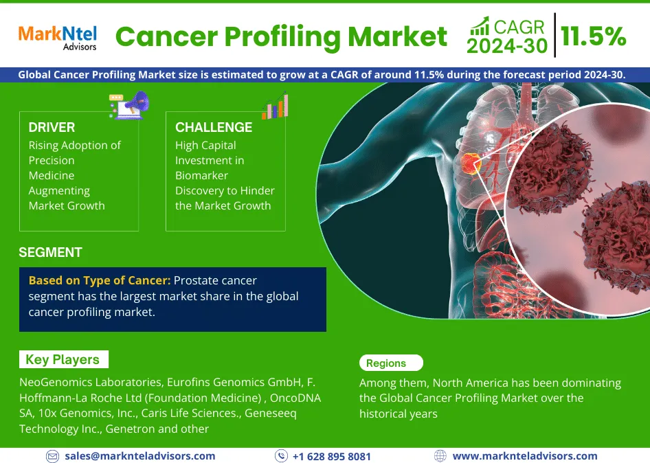 Cancer Profiling Market Demand and Development Insight | Industry 11.5% CAGR Growth by 2030