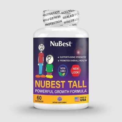 NuBest Tall 10+, For Children (10+) & Teens Who Drink Milk Daily, 60 Capsules Profile Picture