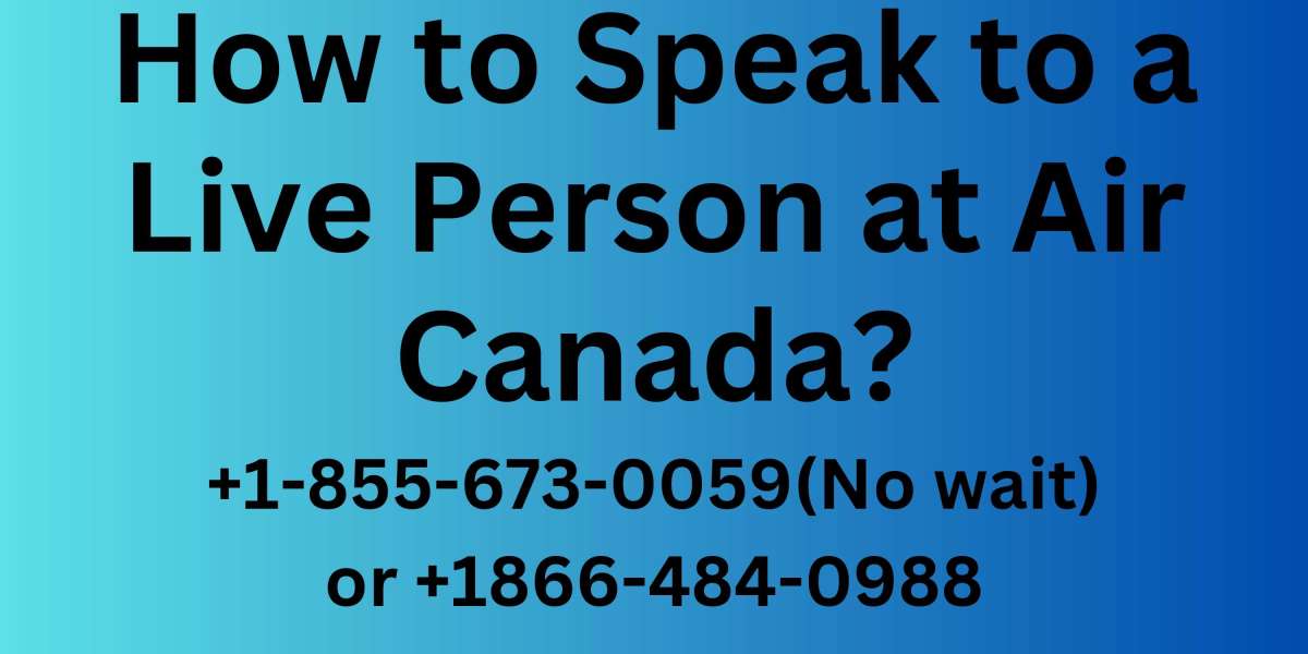 How to Speak to a Live Person at Air Canada