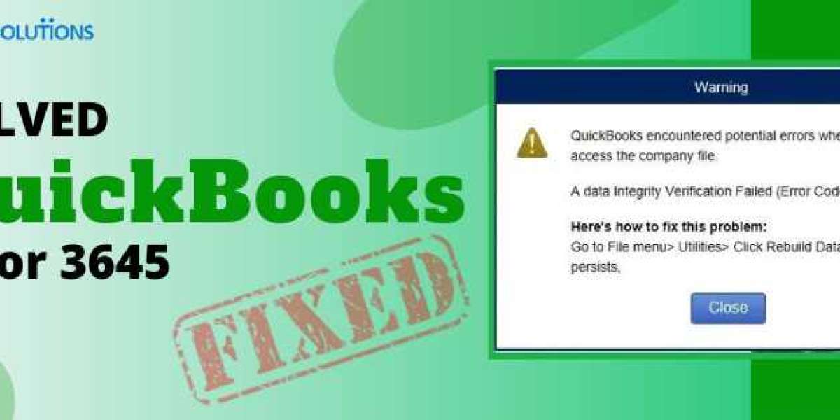 A Complete Procedure To Resolve Quick Books Error 3645