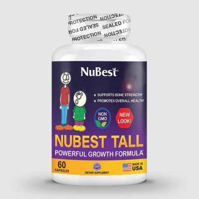 NuBest Tall 10+, For Children (10+) & Teens Who Drink Milk Daily, 60 Capsules Profile Picture