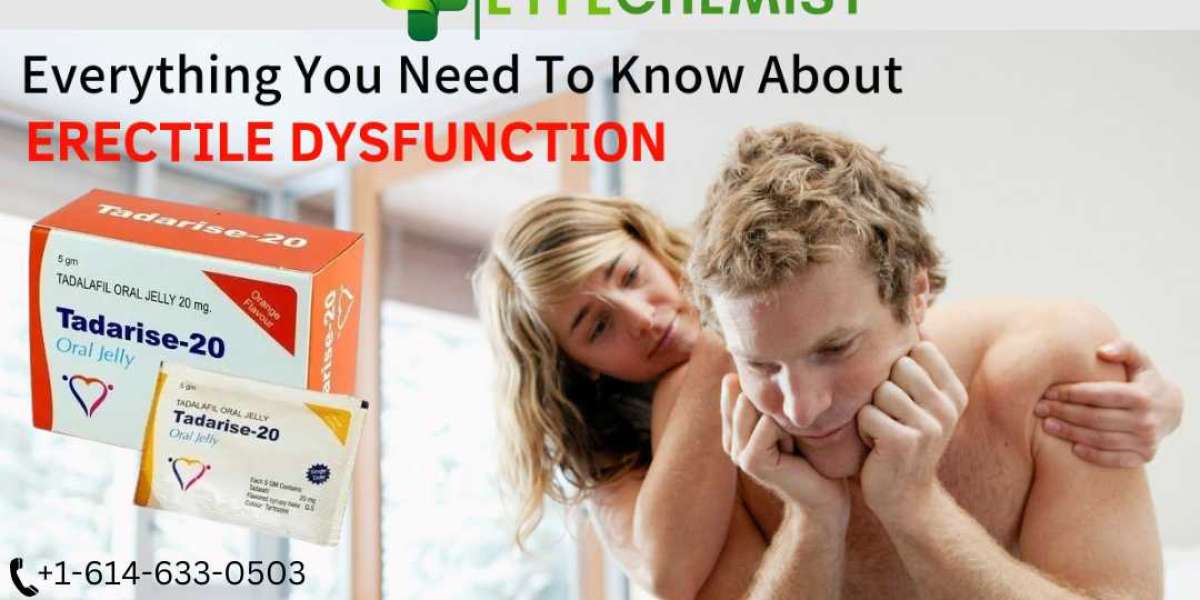 Tadarise 20mg Oral Jelly | Your Key to Overcoming Erectile Dysfunction Naturally