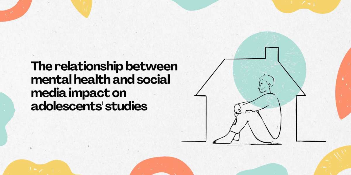 How does the relationship between mental health and social media impact on adolescents' studies?