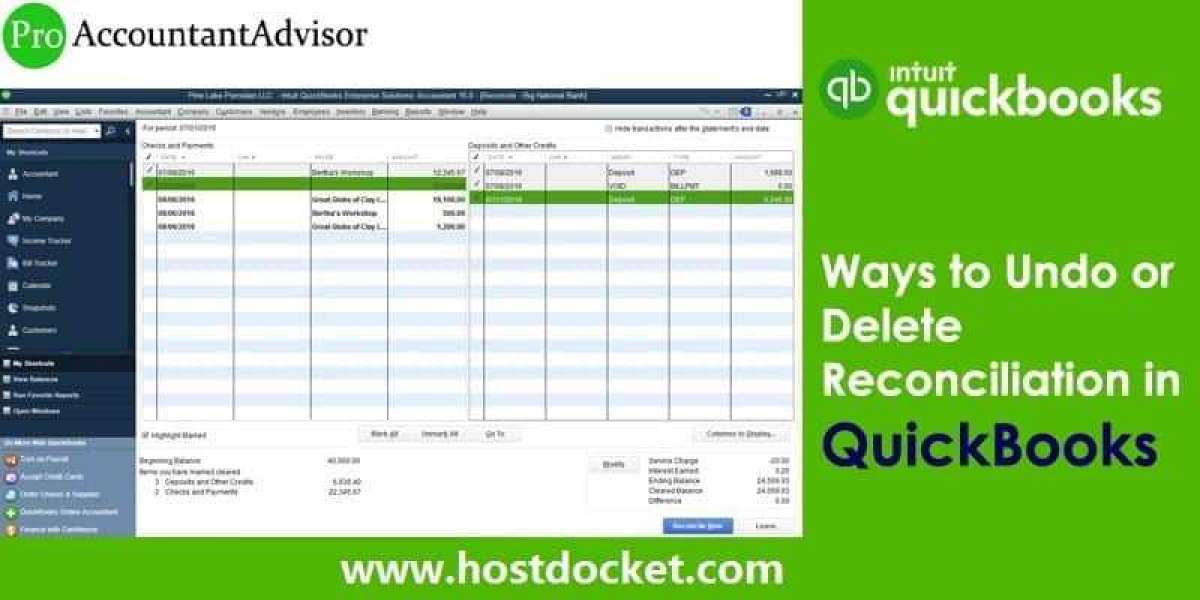 How to cancel or delete a reconciliation in QuickBooks Online?