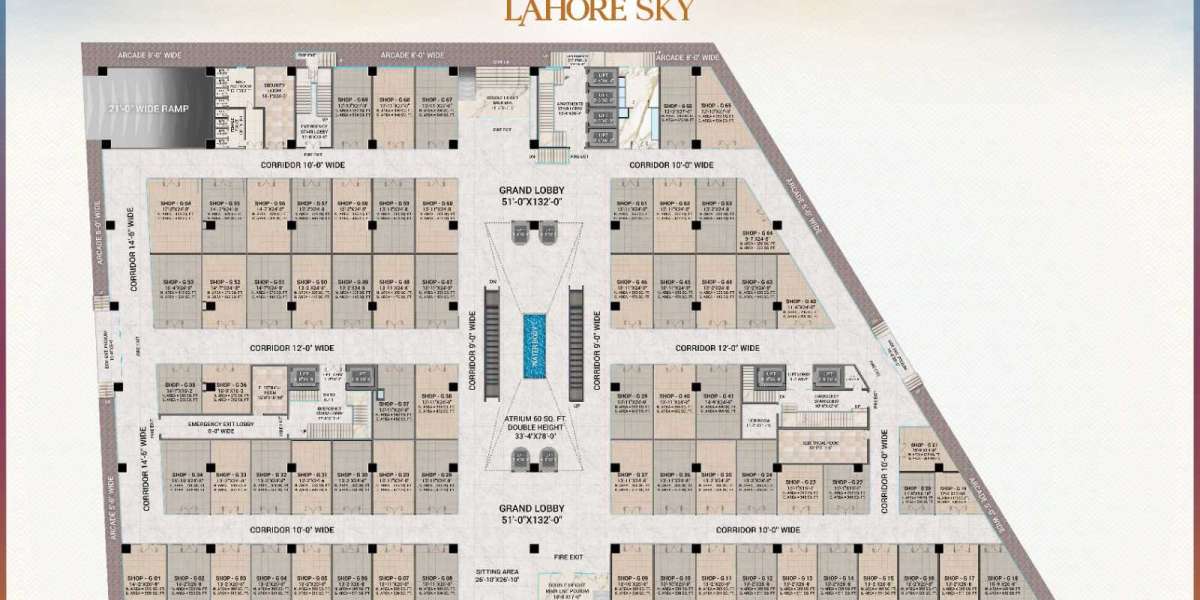 Lahore Sky Floor Plans: Tailored Living Spaces by OZ Developers