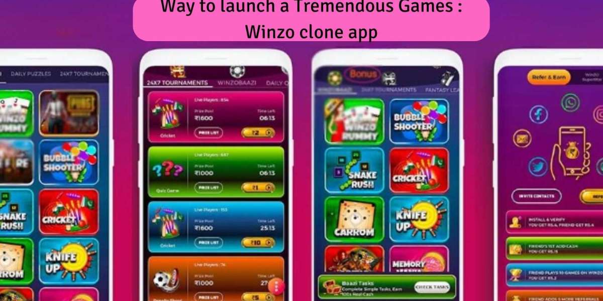 Way to launch a tremendous games : Winzo clone app