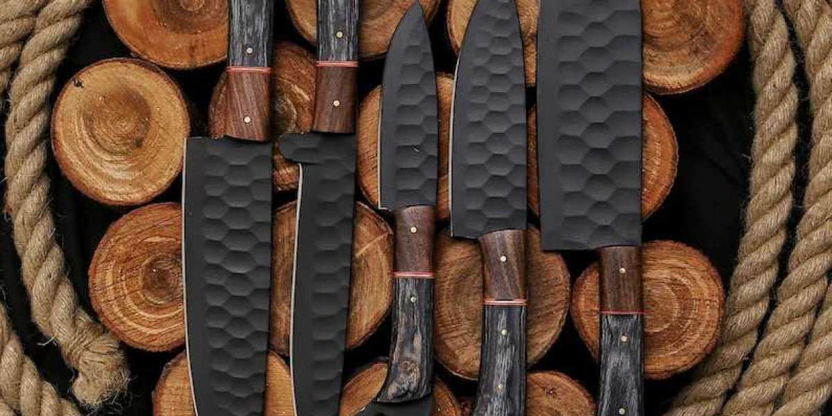 Damascus Chef Knife | Handmade Chef Set in USA