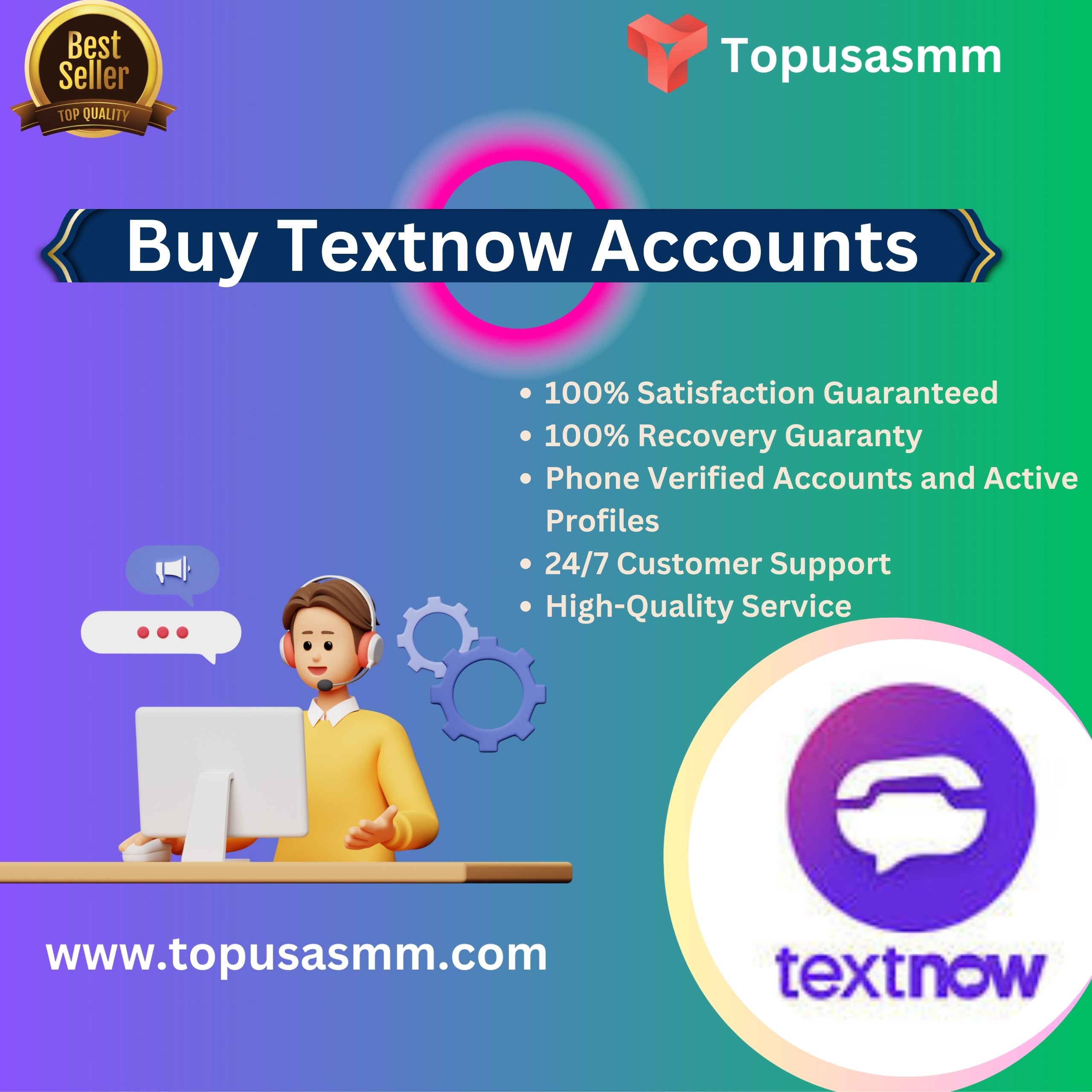 Buy TextNow Accounts -