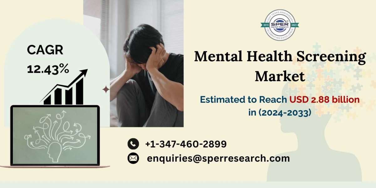 Mental Health Screening Market Trends, Revenue, Share, Growth Drivers and Forecast 2033: SPER Market Research