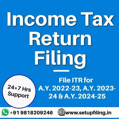 Income Tax Return Filing for AY 2022-23, AY 2023-24 & AY 2024-25 Profile Picture