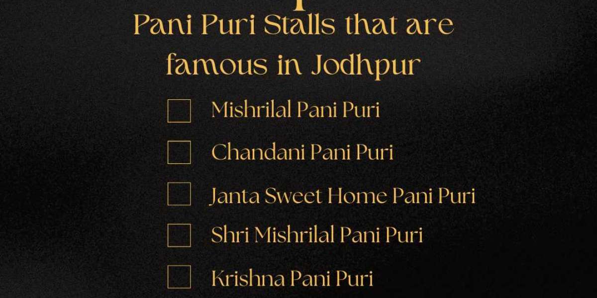 Top 6 Pani Puri Stalls that are famous in Jodhpur