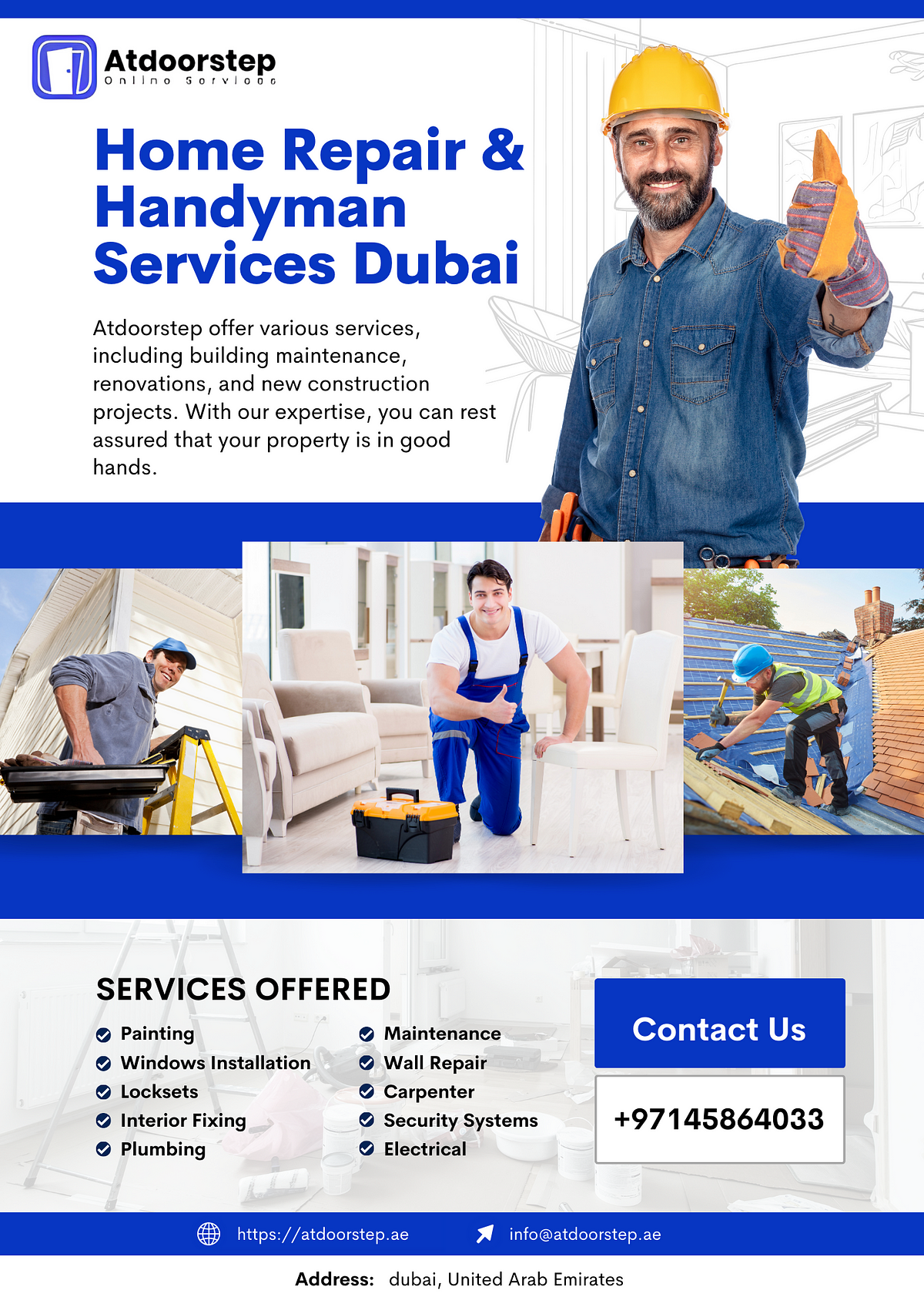Handyman Dubai Maintenance Services | Call: 045864033 | by Arnavsingh | Apr, 2024 | Medium