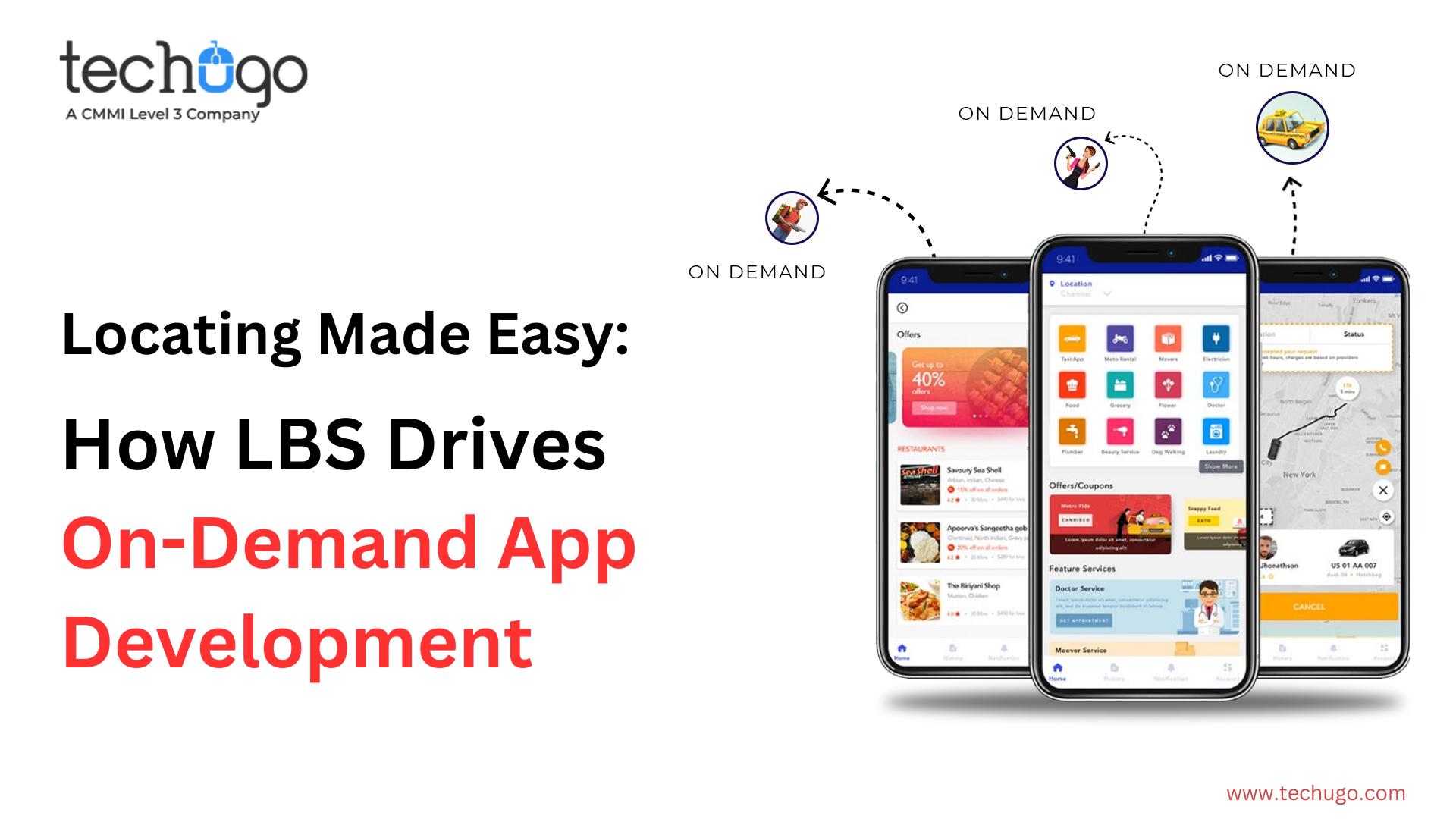 Locating Made Easy: How LBS Drives On-Demand App Development -