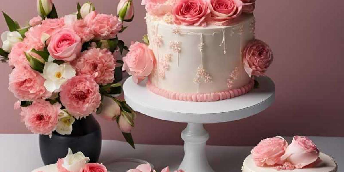 Blooms and Bites: Celebrating Mothers day with Flowers and Cake