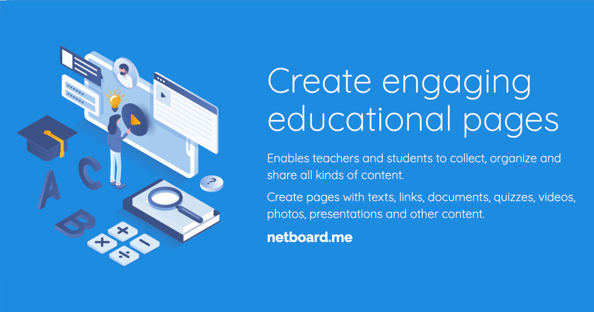 Create Engaging Educational Pages with netboard.me
