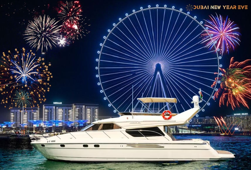 New Year Yacht Party 2024, Beverages, Fireworks & More