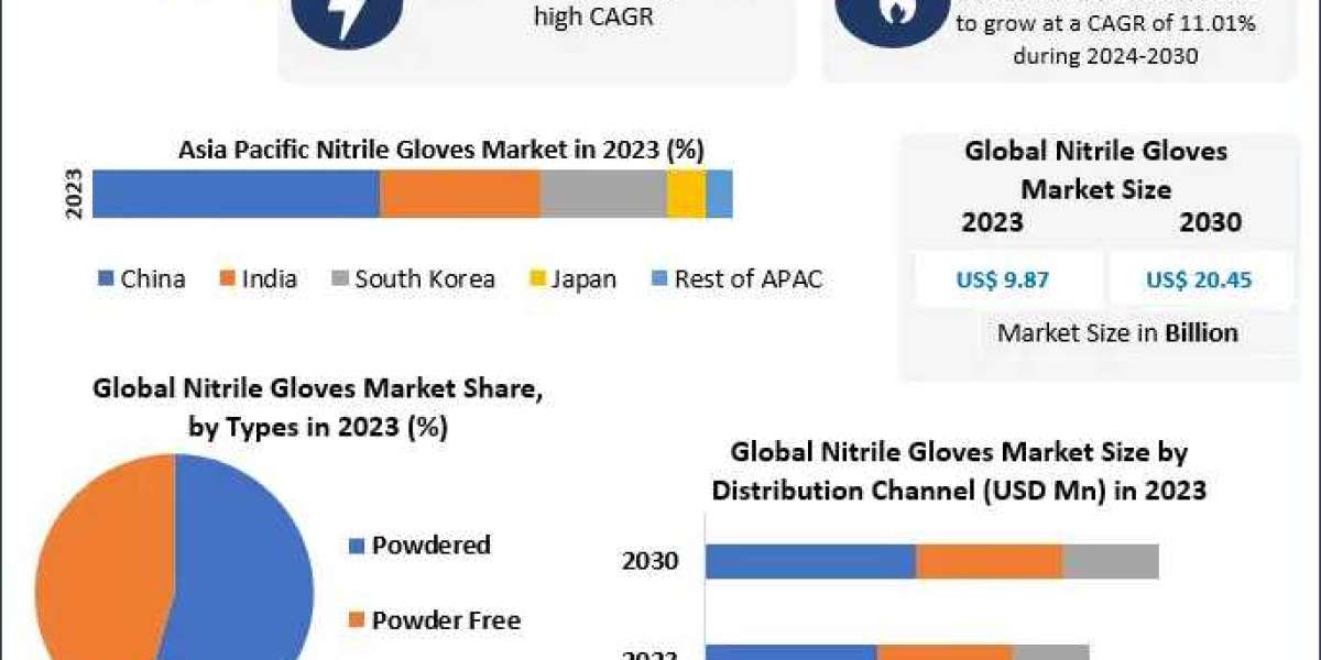 Nitrile Gloves Market Trends, Size, Future Plans, Revenue and Forecast 2030