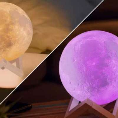 Smart Remote Control Moon Lamp, 128 Color Changing Profile Picture